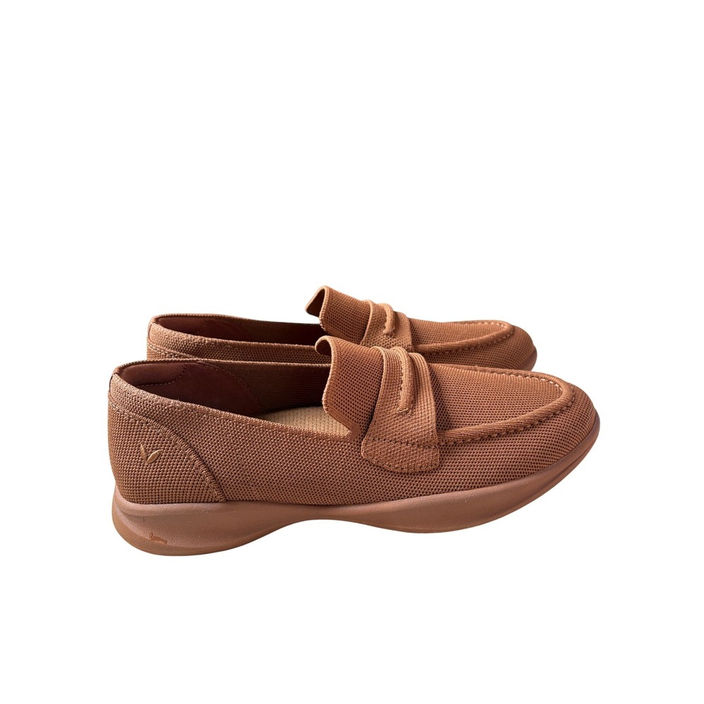 Vivaia Brown Knit Walker Pro Hybrid Penny Loafersn US 8 EU 39 Slip On Flats NEW - Picture 2 of 10